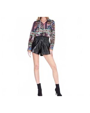 J joy Eternal Paisley Blouse - Black