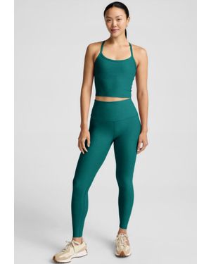 Beyond Yoga Spacedye On The Up Cropped Tank - Green