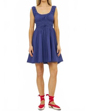 Oliphant Harper Mini Dress - Blue