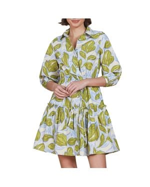 Olivia by Livro Brynn Tiered Mini Dress - Green
