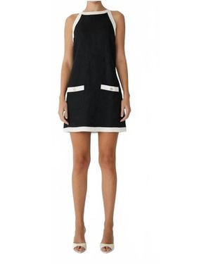 JS71 Tenney Mini Dress - Black