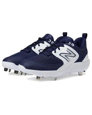 New Balance Fresh Foam X 3000 V6 L3000Tn6 Baseball Cleats Gbnc690 - Blue