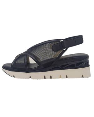 Softwaves Ria Slingback Wedge Sandals - Blue