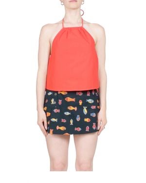 Ciao Lucia Tacito Top - Red
