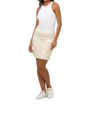 Anatomie Pearl Leather Skirt - White