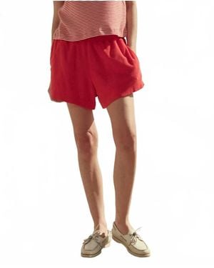 The Great Micro Terry Swing Short - Red