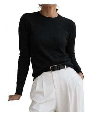 J'Envie/Eli Cammi Crewneck Sweater - Black