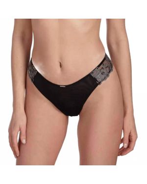 Ajour Sensual Thongs - Black