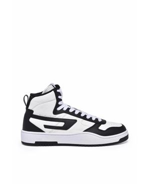 DIESEL Leather Ukiyo Sneakers - White