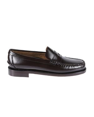 Sebago Classic Dan Calf Leather Loafers - Black