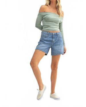 Just Black Denim Denim Lightweight Short - Blue