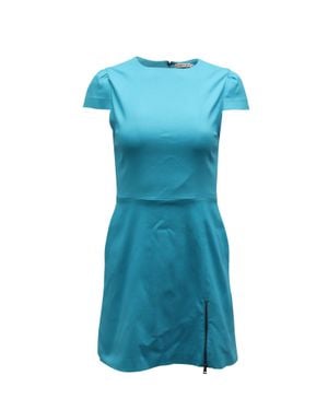 Alice + Olivia Zipper Detail Dress - Blue