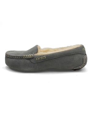 UGG Ansley Moccasin Style Slippers - Gray