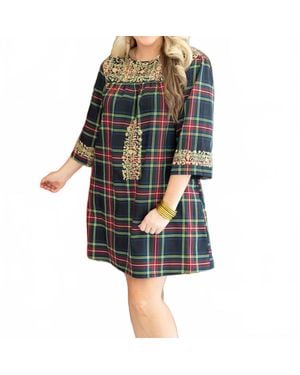 Layerz Clothing Mistletoe Mini Dress - Multicolor