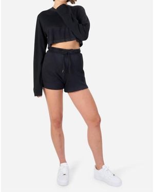 Cotton Citizen Brooklyn High-Waist Shorts - Black