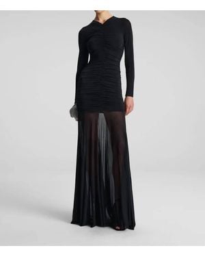 A.L.C. Fawn Ruched Dress - Black