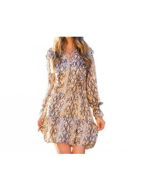 Thml Ruffle Mini Dress - Black