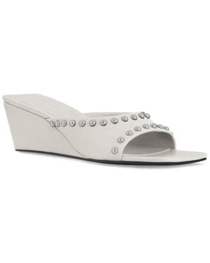 Rebecca Minkoff Leather Wedge Sandal - White