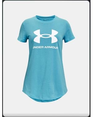 Under Armour Logo Short Sleeve Tshirt - Blue