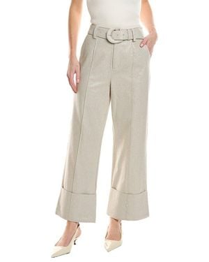 Cinq À Sept Vassi Linen-Blend Pant - Natural