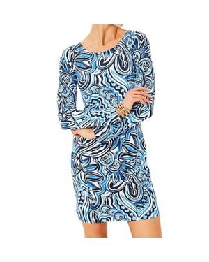 Lilly Pulitzer Upf 50+ Maddox Straight Dress - Blue