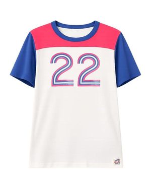 Mother The Split Goodie Goodie Tee, 22, S - Blue