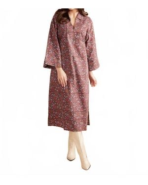 Double A Lee Midi Dress - Red