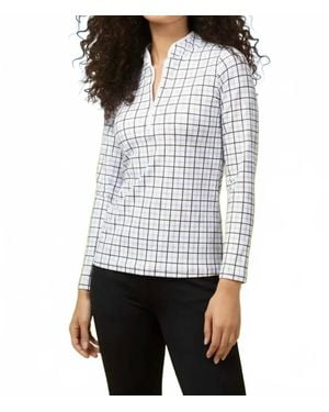 Smith & Quinn Carey Zip Pullover Sweatshirt - White