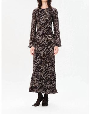 Maria Cher Alvarez Sara Midi Dress - Brown