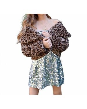 8apart Junior Lulu Leopard Jacket - Multicolor