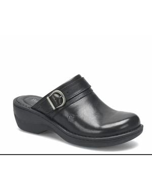 Born Avoca Platform Clogs - Black