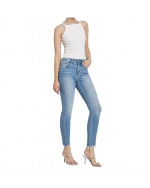 Flying Monkey High Rise Ankle Skinny Jeans - Blue