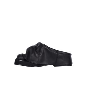 The Attico Mini Robin Sabot - Black