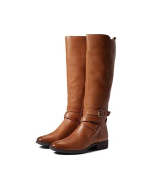 Sam Edelman Pansy Whiskey Leather Knee High Riding Boots Jobb912 - Brown