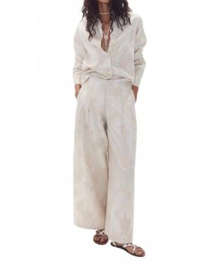 Lanhtropy Culotte Brocade Pant - Multicolor