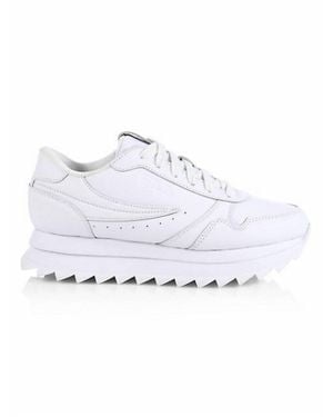 Fila Orbit Zero Platform Leather Chunky Sneaker - White
