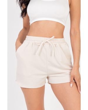 TRUEDAMES Fashnzfab French Terry Shorts - Pink
