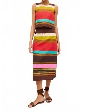 Marie Oliver Sutton Midi Skirt - Red