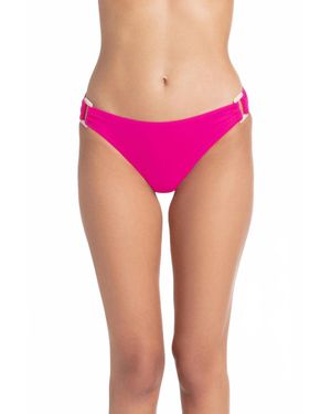 Helen Jon Shell Hipster Swim Bottom - Pink
