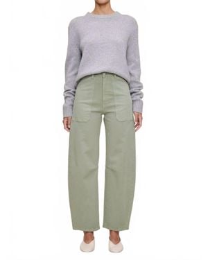 DL1961 Miro Rigid Barrel High Rise Jeans - Gray