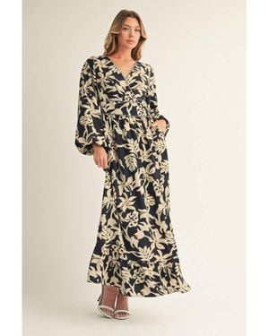 Jodifil Enchanted Petals Maxi Dress - White