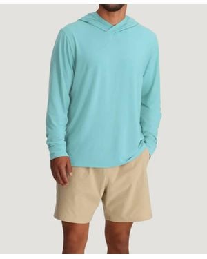 Free Fly Elevate Lightweight Hoodie - Blue
