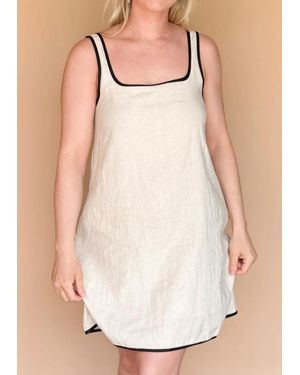 Miou Muse Piper Dress - Natural