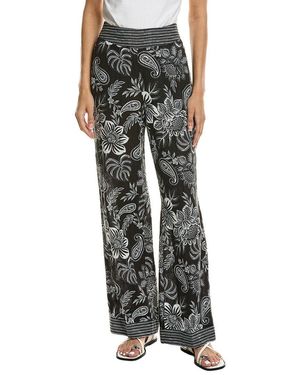 tyler boe Gianna Linen-Blend Pant - Black