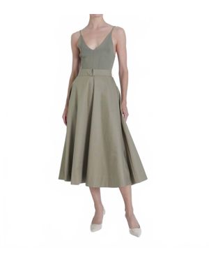 Karina Grimaldi Maria Knit Maxi Dress - Green