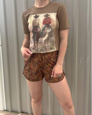 Bella Canvas Good Ol' Days Vintage Graphic Tee - Brown