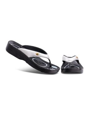 AEROTHOTIC Comfortable Orthotic Flip-Flops Sandal - Black
