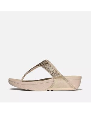 Fitflop Lulu Crystal-Mix Sandals - Brown