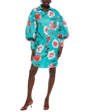 Nancy Yang Shirtdress - Blue
