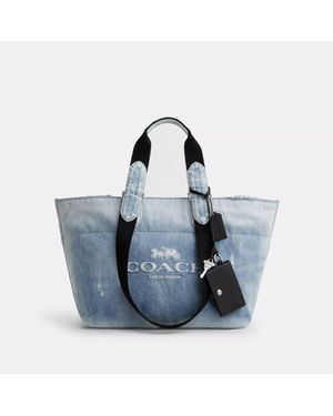 COACH Small Tour Tote Bag - Blue